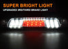 G-PLUS Rear LED Third Brake Light Compatible With 2014-2018 Chevy Silverado/GMC Sierra1500/2500HD/3500,3RD Cargo Led Tail Lamps Chrome Housing,Clear lens