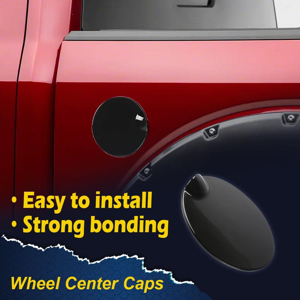 G-PLUS Fuel Gas Tank Door Filler Lid Compatible with 2004-2008 Ford F150,Exterior Filler Fuel Door Tank Gas Cap Cover Trim