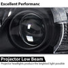 G-PLUS Projector Headlights Head Lamps Without Bulbs LH&RH Compatible with 2010-2011 Toyota Camry Black Housing Clear Lens Amber Reflector Bumper Headlamps,faros delanteros