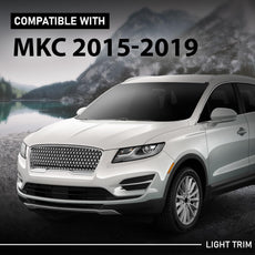 G-PLUS Driving Light Trims 2PCS for Lincoln MKC 2015-2019 Front View