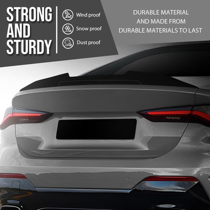 G-PLUS Rear Trunk Spoiler Wing Compatible with BMW 4 Series G22 2 Door Coupe 2021-2025 Not Fit G23 Convertible & G26 Gran Coupe Models/2 Door Convertible Or 4 Door Gran Coupe Models Glossy Black