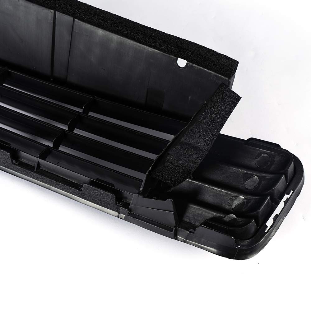 G-PLUS Front Bumper Lower Grille Grill Insert Compatible with Toyota Prius 2010-2011 Black ABS Plastic