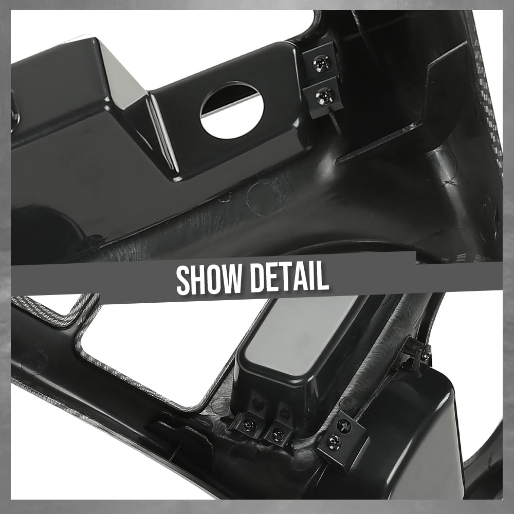 G-PLUS Double Din Radio Center Dash Bezel Kit, Compatible with Chevy Corvette C5 1997 1998 1999 2000 2001 2002 2003 2004 Carbon Fiber Black 10407815