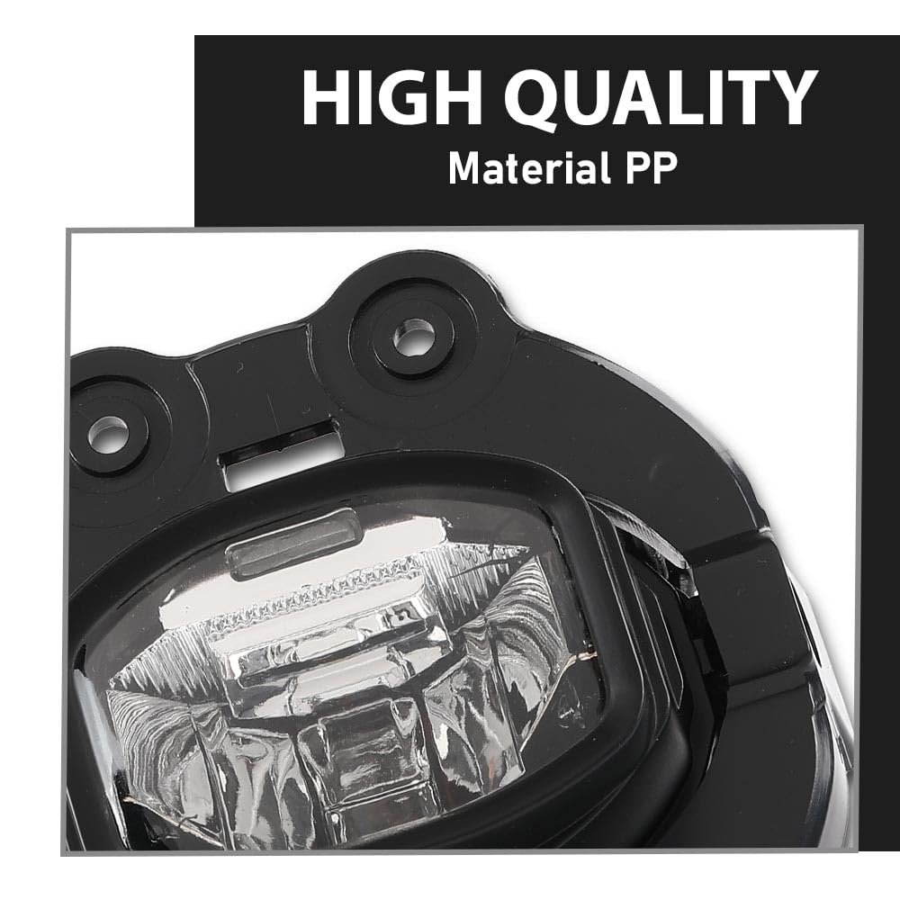 G-PLUS 1x LED Fog Light Left or Right Side Compatible with Jeep Cherokee 2019 68410368AB