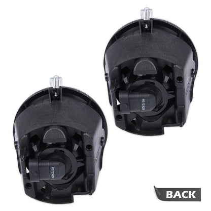 G-PLUS Front Bumper Driving Fog Lights w/Bulb Compatible with Jeep Grand Cherokee 2005 2006 2007 2008 2009 2010 Fit Jeep Commander 2006 2007 2008 2009 2010 CH2592138, CH2592138, 4805859AA Clear Lens