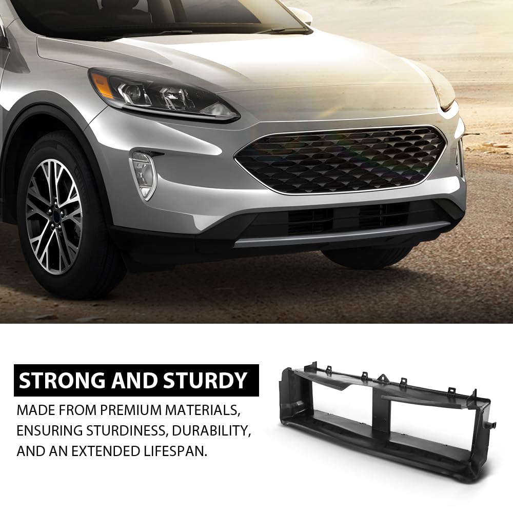 G-PLUS Front Upper Bumper Grille, Compatible with Ford Escape 2020-2022, Air Intake Grill, LJ6Z8312D, LJ6Z-8312-A