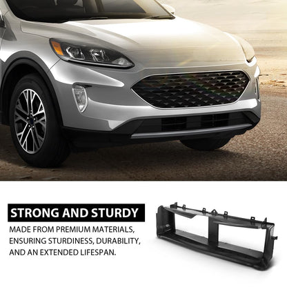 G-PLUS Front Upper Bumper Grille, Compatible with Ford Escape 2020-2022, Air Intake Grill, LJ6Z8312D, LJ6Z-8312-A