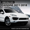 G-PLUS Front Right Fender Flare Wheel Arch Molding Trim, Compatible with Porsche Cayenne 2011-2018, Passenger Side, 958559828209B9, 958-559-728-20-9B9