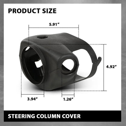 G-PLUS Steering Column Cover Compatible with 2003-2006 GMC Sierra Yukon,Fit 2003-2006 Chevy Silverado Suburban Tahoe with Automatic Transmission & Tilt Steering Column 26089140