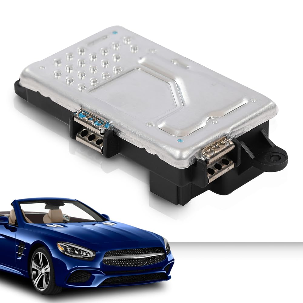 G-PLUS New Blower Motor Resistor Compatible with Mercedes C Class E SL E350 C250 C300 C350 2128702110, RU884, 973107