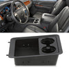 G-PLUS Center Console Tray Cup Holder Bezel Compatible with 2007-2013 Chevy Avalanche/Fits 2007-2014 Tahoe & Suburban 1500 2500 22860866, 15828147, 15855168, 25793645