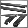 G-PLUS Side Rail Top Molding Covers LH RH Compatible with Ford F250 F350 F450 F550 Super Duty 2002-2016 Fit Models with 8 FT Truck Bed 2C3Z99291A40AAA 2C3Z99291A41AAA Black