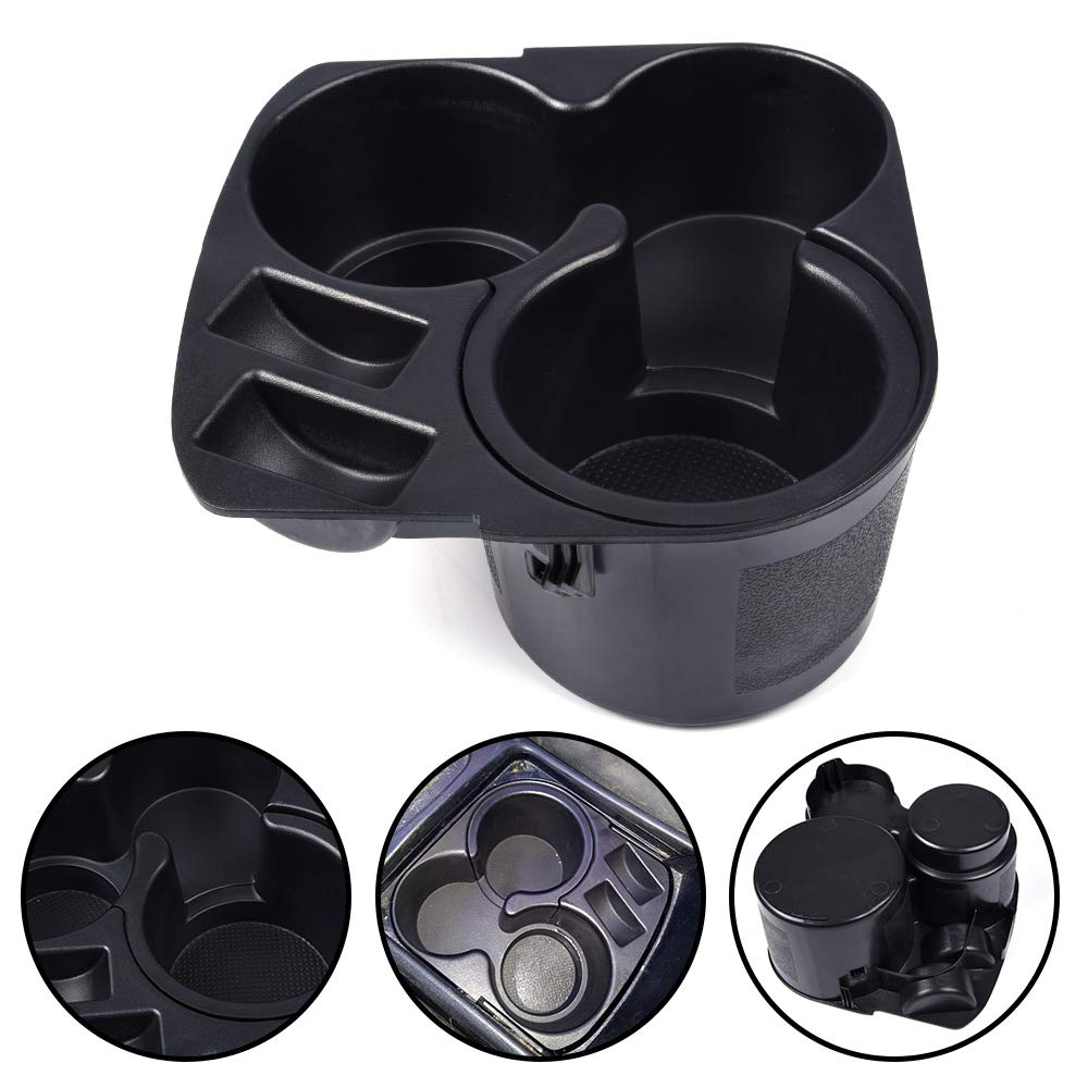 G-PLUS Center Console Cup Holder & Liner Black Compatible with Nissan Altima 2007-2012
