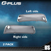 G-PLUS Front Headlight Lenses Cover Compatible with 1999-2002 Chevy Silverado 1500 2500 3500,Left & Right Side Replacement A Pair (Smoky Lens)