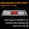 G-PLUS Third Brake Light Compatible with Ford F150 Truck 2009-2014 High Mount Stop Lights Rear Center Roof Third Cargo Light Parking Light Clear/Red Lens Chrome Housing 3rd Brake Light AL3Z13A613E