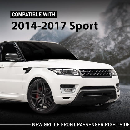 G-PLUS Grill Fog Light Cover Front Passenger Right Side Compatible with Land Rover Range Rover Sport 2014-2017
