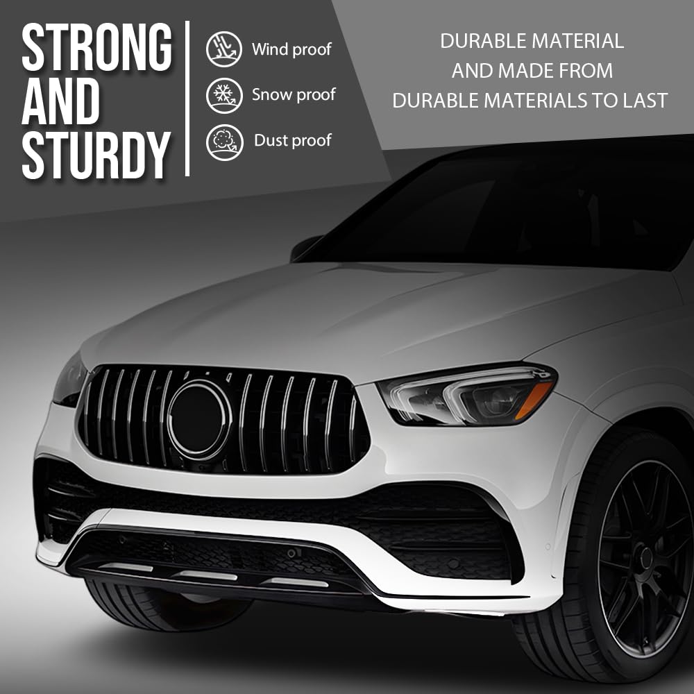 G-PLUS Front Engine Splash Shields Compatible with Benz GLE350/GLE53/GLE580/GLE450/GLS450/GLS580 2020 2021 2022 2023 1675200000, MB1228189 Black
