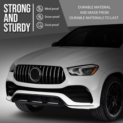 G-PLUS Front Engine Splash Shields Compatible with Benz GLE350/GLE53/GLE580/GLE450/GLS450/GLS580 2020 2021 2022 2023 1675200000, MB1228189 Black