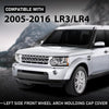 G-PLUS Front Wheel Arch Moulding Cap Cover Left Side Compatible with LR3 LR4 Black