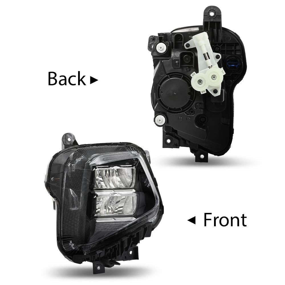 G-PLUS Right Side LED Headlight,Compatible with Hyundai Tucson 2022-2024,92102N9150, HY2503264 Black
