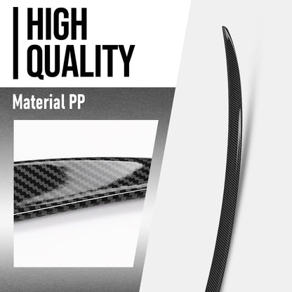 G-PLUS Rear Trunk Spoiler Wing Compatible with BMW E92 3 Series Coupe Models 2007 2008 2009 2010 2012 2013(Including M3 E92), Not Fit E93 Models Rear Trunk Spoiler Carbon Fiber Black