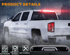 G-PLUS LED Cargo 3rd Brake Light Tail Lamps Compatible With Ford F250 F350 F450 F550 SD Super Duty1999-2016 Clear Lens Black Housing