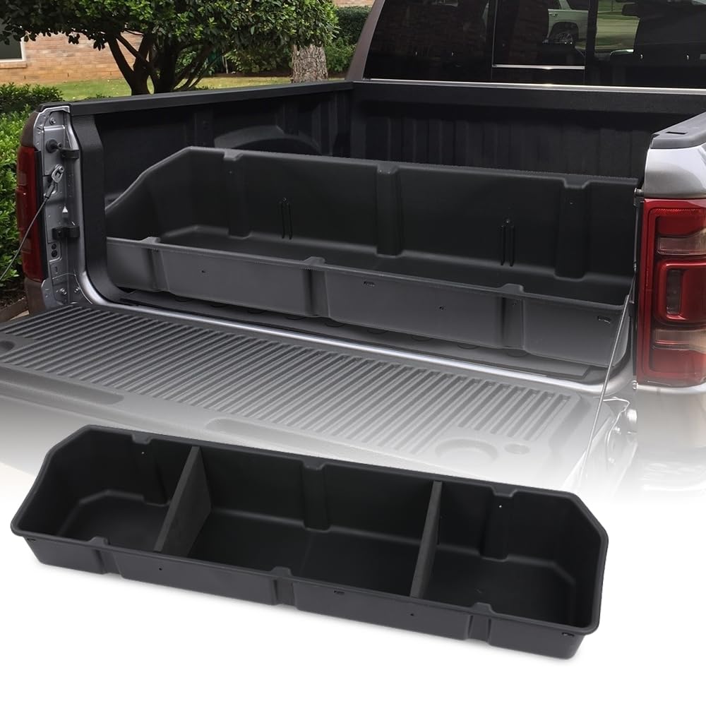 G-PLUS Truck Storage Box Truck Bed Storage Cargo Organizer Compatible with Dodge Ram 1500/2500/3500 2019 2020 2021 2022 2023 Pickup Container