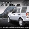 G-PLUS Front Wheel Arch Moulding Rear End Covers Right & Left Compatible with LR3 2009,Fit LR4