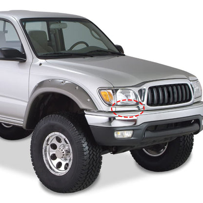 G-PLUS Pair Front Bumper Headlight Grille Filler Trim Panels Set RH & LH Replacement Compatible with Toyota Tacoma 2/4wd 2001-2004 TO1088108 TO1089108