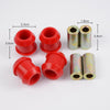 Front Upper Control Arm Urethane Bushing Kit Replacement For Honda CIVIC CRX EF 88-91 Control Arm Bushing Tool Red # 8-209