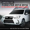 G-PLUS Hood Molding Trim Moulding Chrome Compatible with Subaru Forester 2014 2015 2016 14 15 16 91121SG011, SU1235100