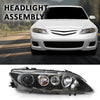 G-PLUS Headlight Headlamp Right Side Compatible with 2006-2007 Mazda 6 Mazdaspeed,Fit 2006-2008 Mazda 6 (submodel: i, S,GS, GT)