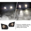 G-PLUS Fog Lights Bumper Lamps Left+Right w/Bulbs Compatible with Chevy Trax LS/LT/LTZ models only 2015 2016 GM2592312, GM2593312, 95227855, 95227856 Clear Lens Chrome Housing