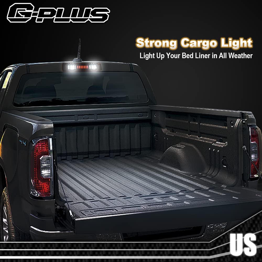 G-PLUS Rear High Mount 3RD Third I Brake Light Stop Tail light Lamp Compatible with 2015-2018 Colorado/Canyon GM25971002 52019397 Rear Cab Roof Tail Center Lamp