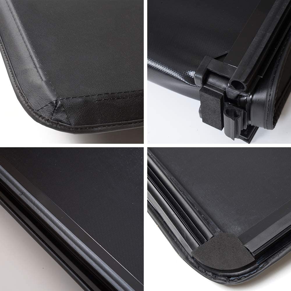 G-PLUS T4 Four Fold Soft Truck Bed Tonneau Cover Compatible with 2004-2008 Ford F150 (Excl. 2004 Heritage), Compatible with 2005-2008 Lincoln Mark LT | Styleside 6.5' Short Bed
