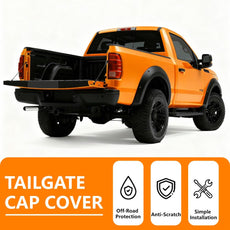 G-PLUS Tailgate Molding Trim for Ford F250 F350 2011-2016 Flex Step Style Close-up View