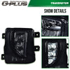 G-PLUS LED Fog Light Compatible With 2016-2018 Chevy Silverado 1500,Bumper Lamps Driving Fog Lamps w/Switch (Smoky lens)