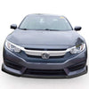 Matt Black Front Bumper Lip Trim Protection Splitter Spoiler Body Kit Compatible for Honda Civic 2016-2018 Lower Bumper