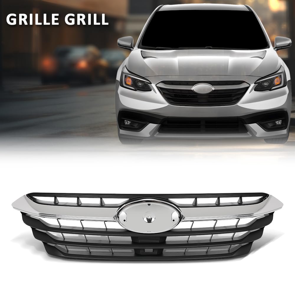 G-PLUS Front Bumper Grille Grill Compatible with Subaru Legacy (submodel: Limited GT, Limited XT, Premier GT, Touring XT) 2020-2022 91121AN04A, SU1200193