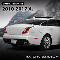 G-PLUS Rear Bumper Reflector for Jaguar XJ 2010-2017 Right Red Front View