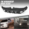 G-PLUS Grille Cover Upper Radiator Sight Shield Compatible with Hyundai Elantra 2021-2023 1.6L 1580CC 96CU. IN. L4 FULL HYBRID EV- (FHEV) DOHC/DOHC TURBOCHARGED HY1224124, 86391AA000 Black