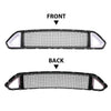 G-PLUS Front Hood Bumper Upper Grille Triangle LED DRL Strip Mesh Styling Compatible With Ford Mustang 2018-2020 (not fit Shelby GT500 models)
