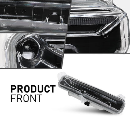 G-PLUS Fog Light Lamp Compatible with Lincoln MKX 2016-2017 FA1Z-13200-C, FA1Z13200C Black Front Right