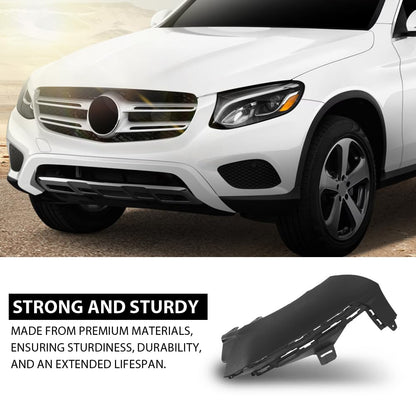 G-PLUS Front Left Bumper Lower Molding Trim Cover, Compatible with Benz X253 GLC 2016-2019, Driver Side, A2538857900, 2538857900
