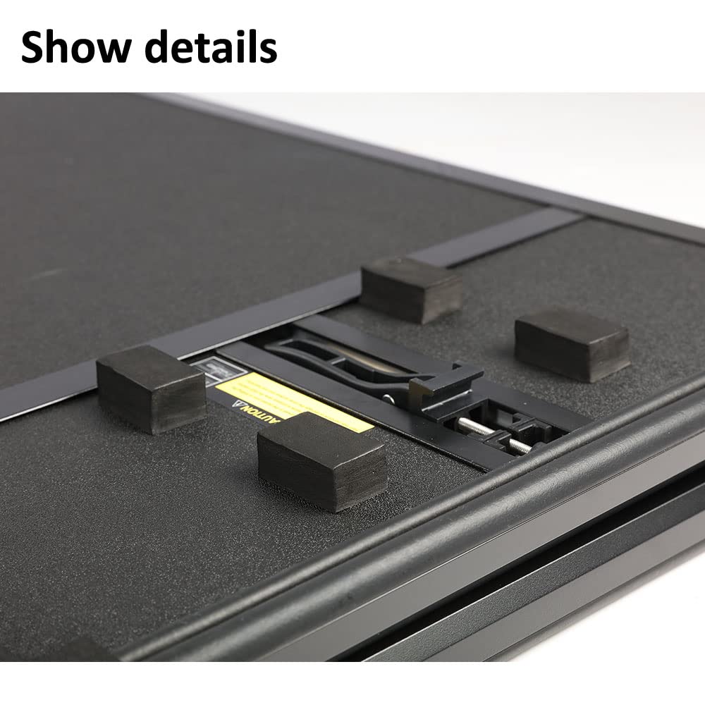 G-PLUS T3 Tri-Fold Hard Lock 6.5Ft Truck Tonneau Cover Replacement for Toyota Tundra 2007-2013 | 6'5" Standard Short Bed