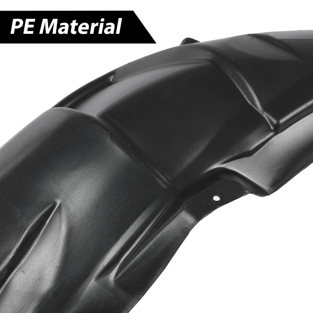 G-PLUS Fender Liner Front Driver & Passenger Side Compatible with Ford Mustang 2015-2017 FO1249165 FO1248165 FR3Z16102A FR3Z16103A