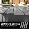 G-PLUS 4Pcs Decking Boards End Cap 5.5” Grey