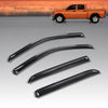 G-PLUS Out-Channel Window Vent Visor Deflectors Rain Guards Fit Dodge Ram 1500 Crew Cab 2009-2018 Fit Ram 2500 & 3500 Crew & Mega Cab 2010-2025 4 PCS Smoky