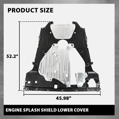 G-PLUS Genuine Engine Splash Guard Lower Cover Compatible with Honda Accord 2018-2022 74110TVAA00, 74110-TVA-A00