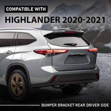 G-PLUS Rear Driver Bumper Bracket for Toyota Highlander 2020-2023 Front View